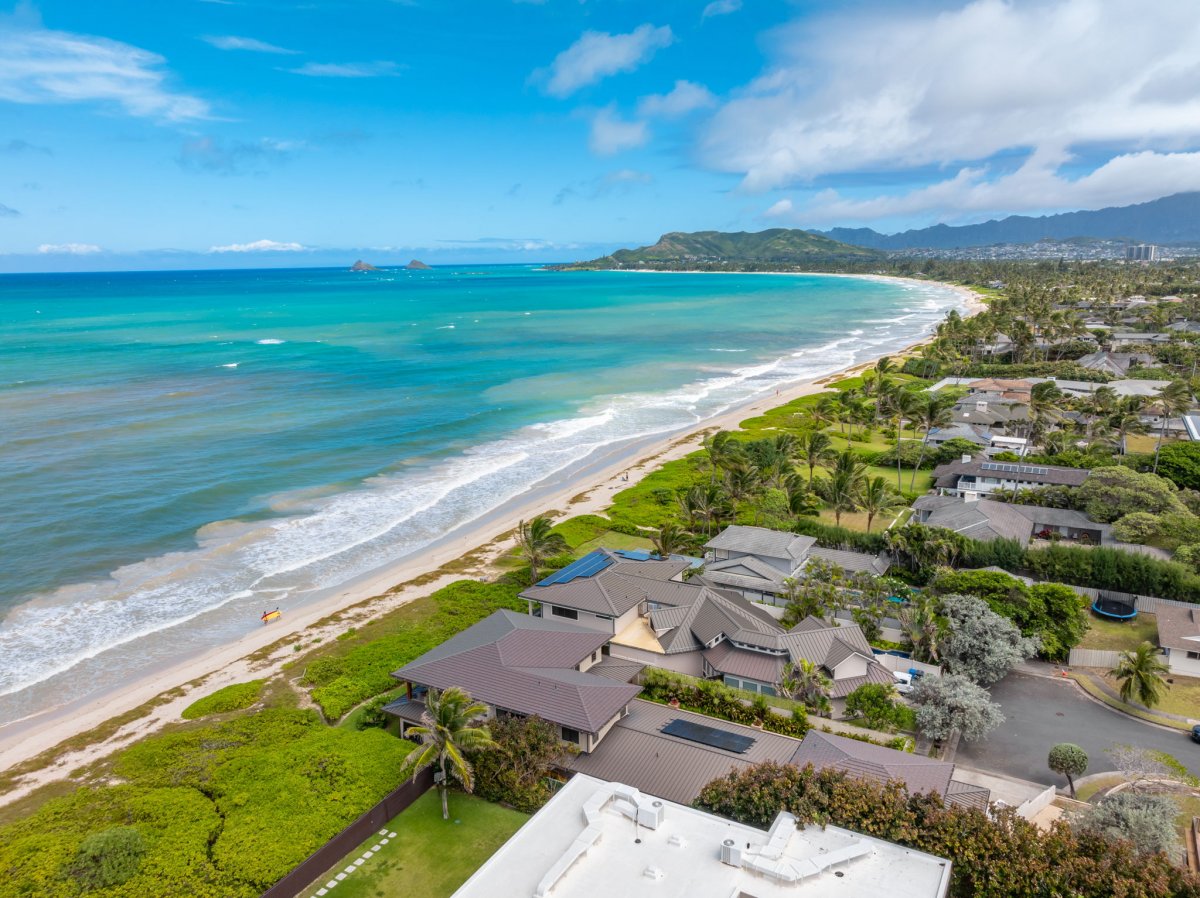 Aerial shot of the property.