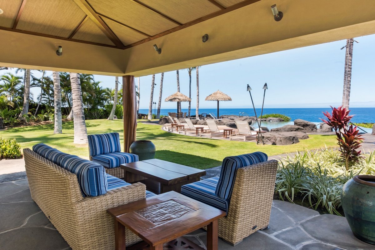 "The Ocean Club" Amenity Center w/ Plenty of Shady Places to Lounge and Soak Up the Stunning Ocean Views