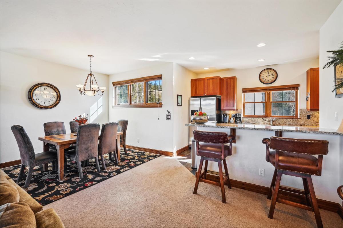 Dining Area, Highland Greens 56, Breckenridge Vacation Rental