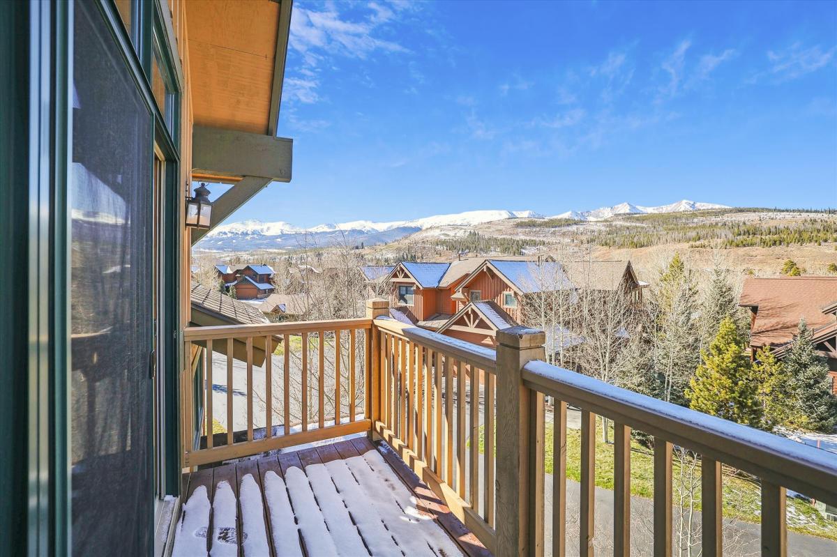Balcony, Highland Greens 56, Breckenridge Vacation Rental