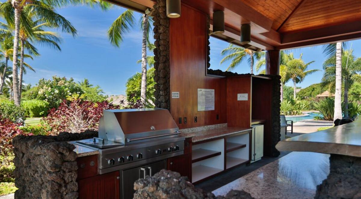 Community grill station.