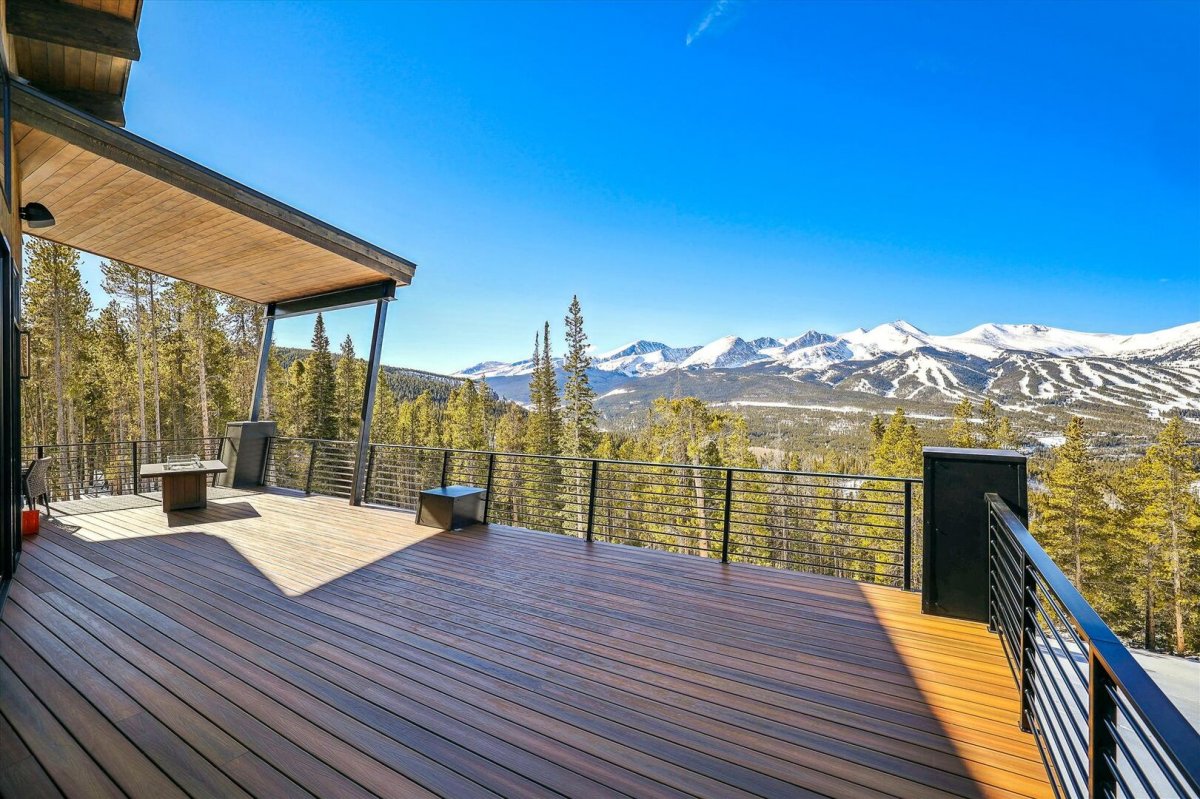 Deck - Modern View Manor - Breckenridge Vacation Rental