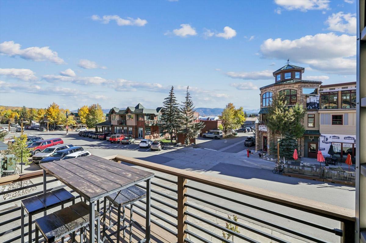 Balcony, Decked Out Downtown, Frisco Vacation Rental