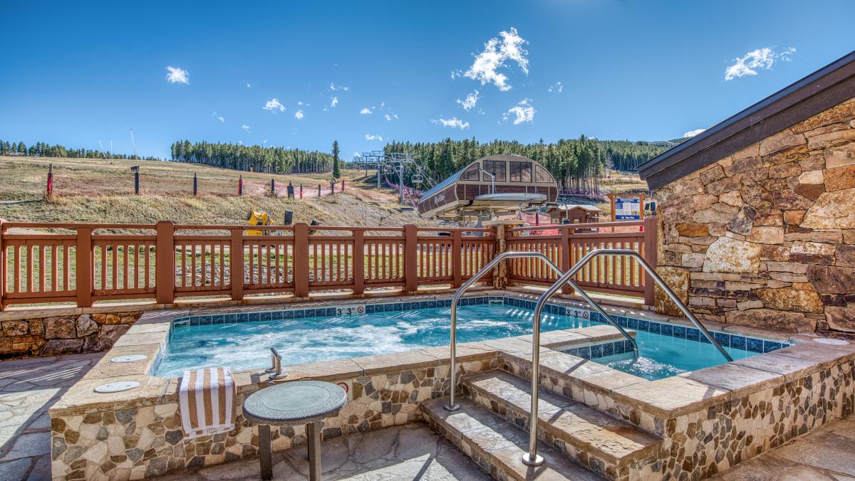 One Ski Hill hot tub