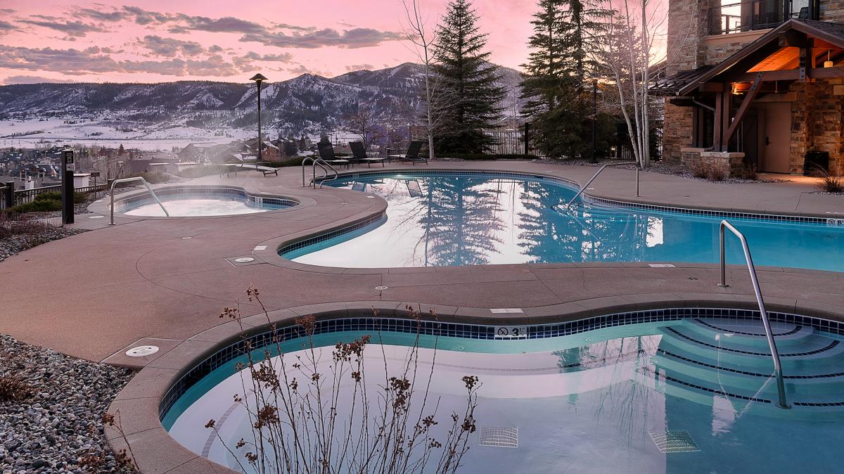Outdoor Pools - Sunset views