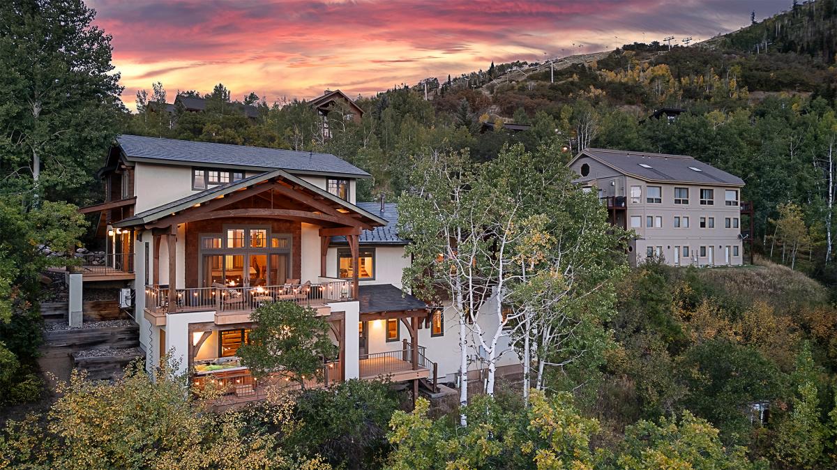 Aerial view of Valley View Retreat