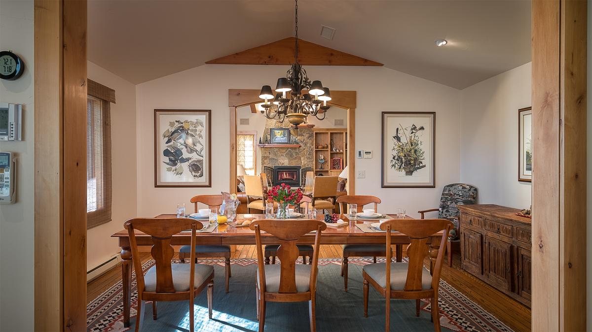 Dining Room, Main Level - Dining table for 8 people
