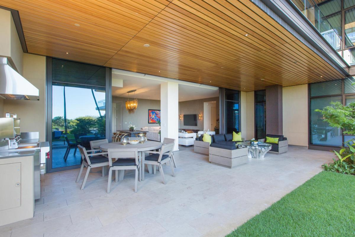Step into your seamlessly connected indoor-outdoor  with contemporary furnishings and stunning natural light.