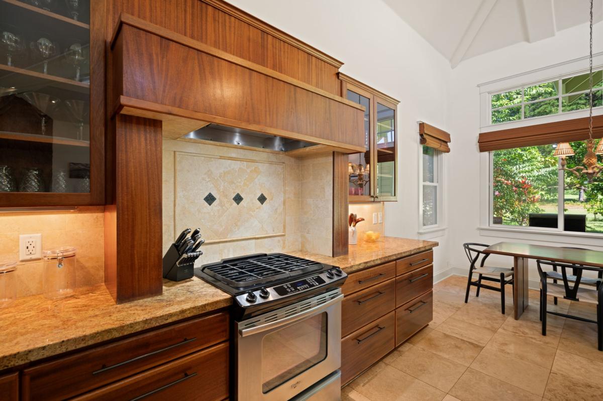 The kitchen is a chef's dream