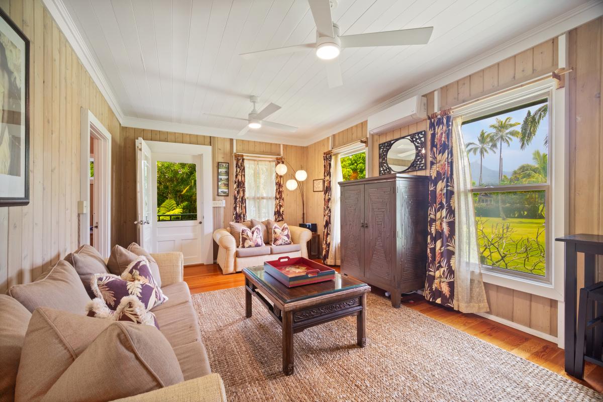 And enjoy the Hawaiian decor and views