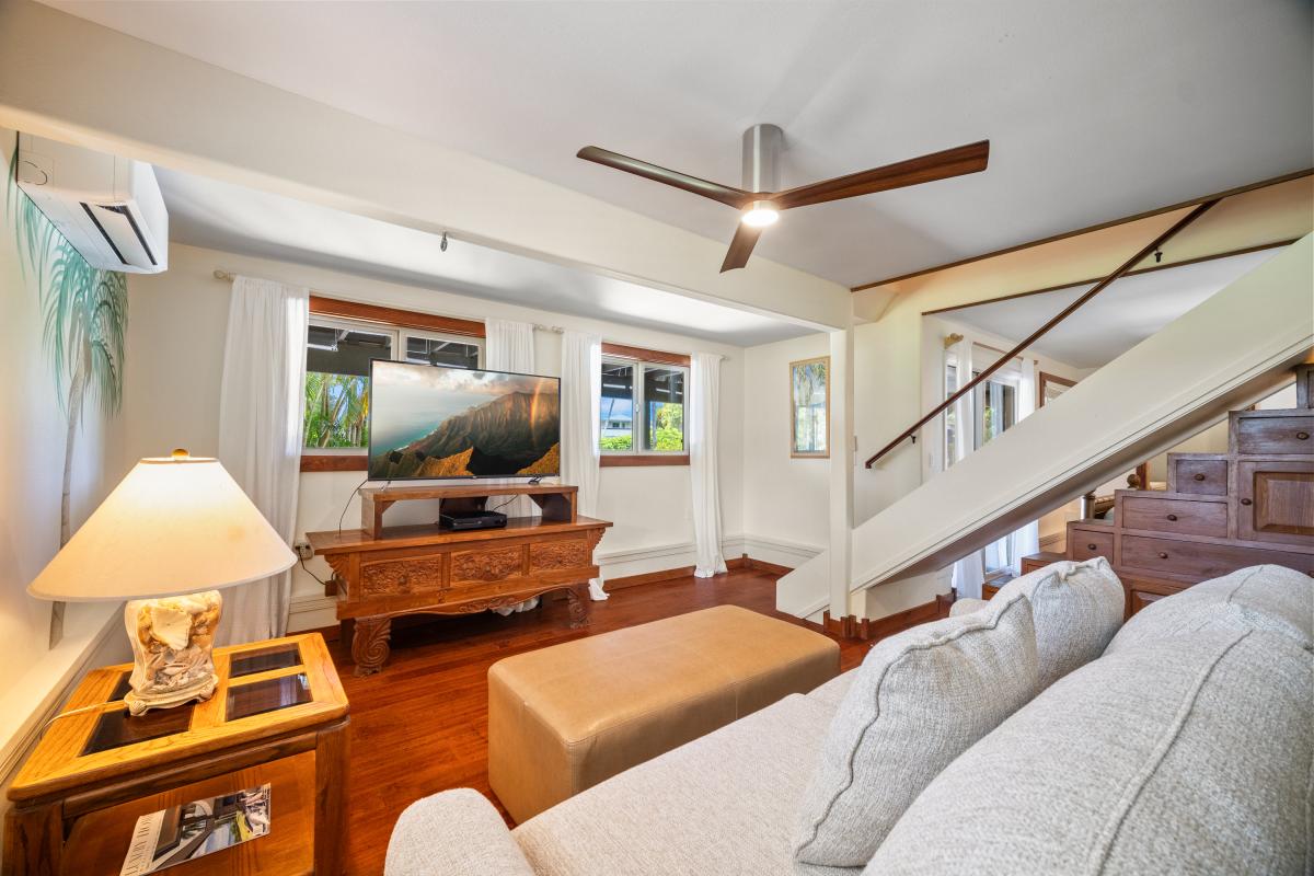 Downstairs living area
