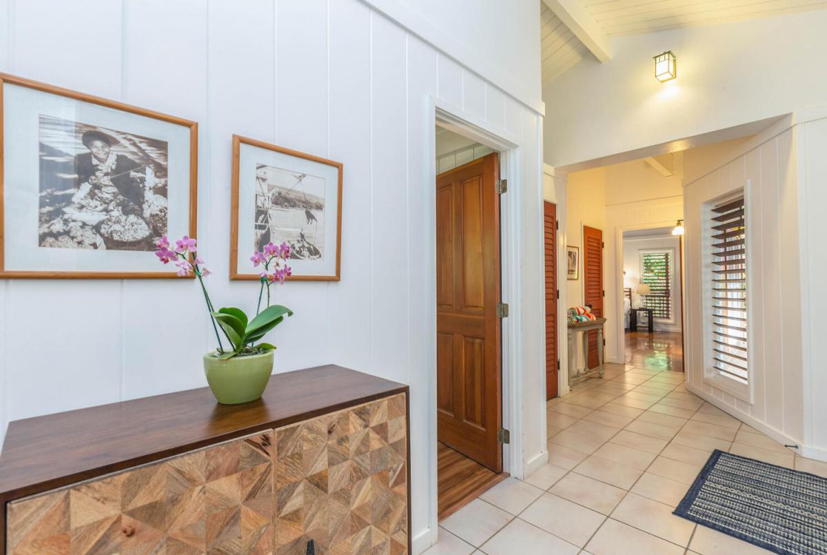 Beautiful touches throughout this wonderful Haena home.