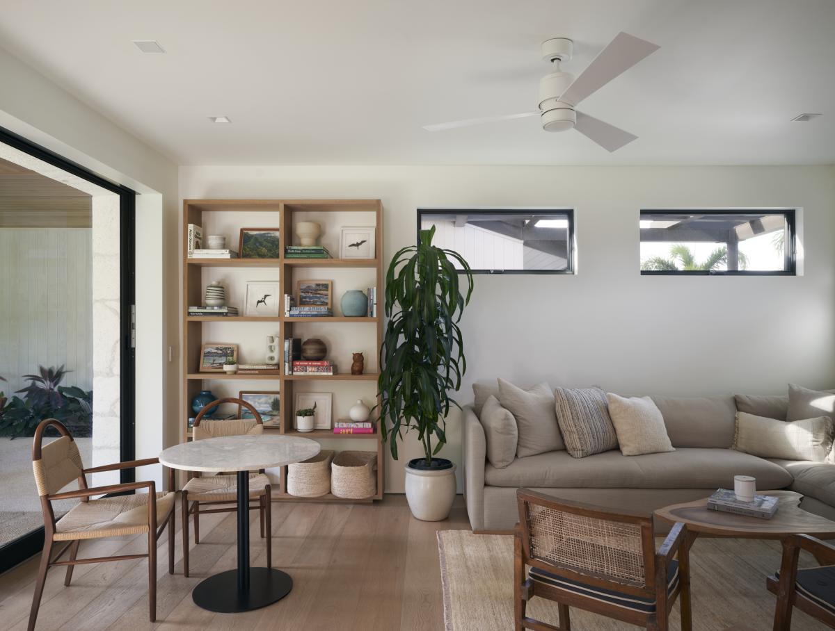 Whether you're reading, catching up on work, or enjoying a quiet conversation, this comfortable sitting area provides a peaceful place to unwind.