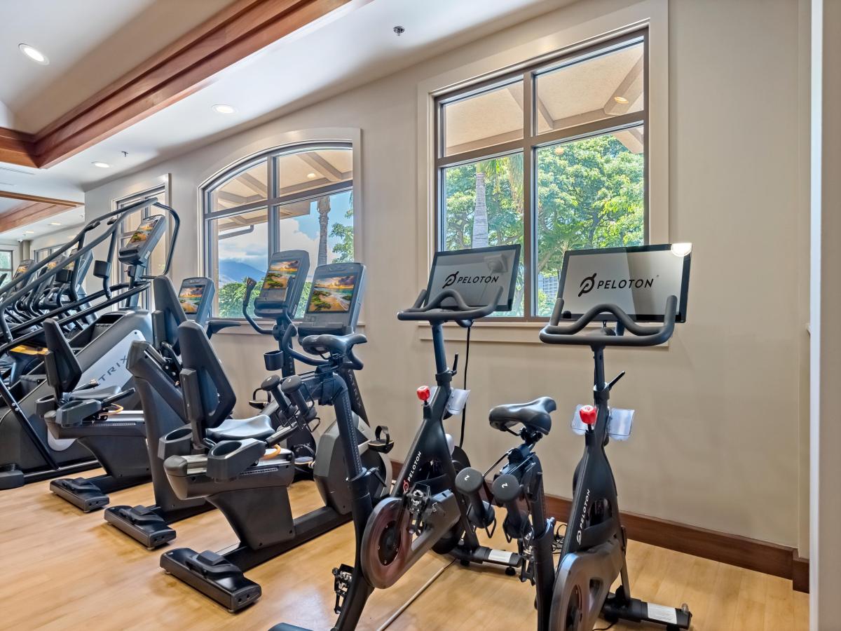 Plan a Peloton workout one morning before heading out onto the beach.