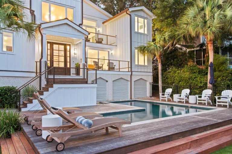 Isle of Palms with Pools on the Beach