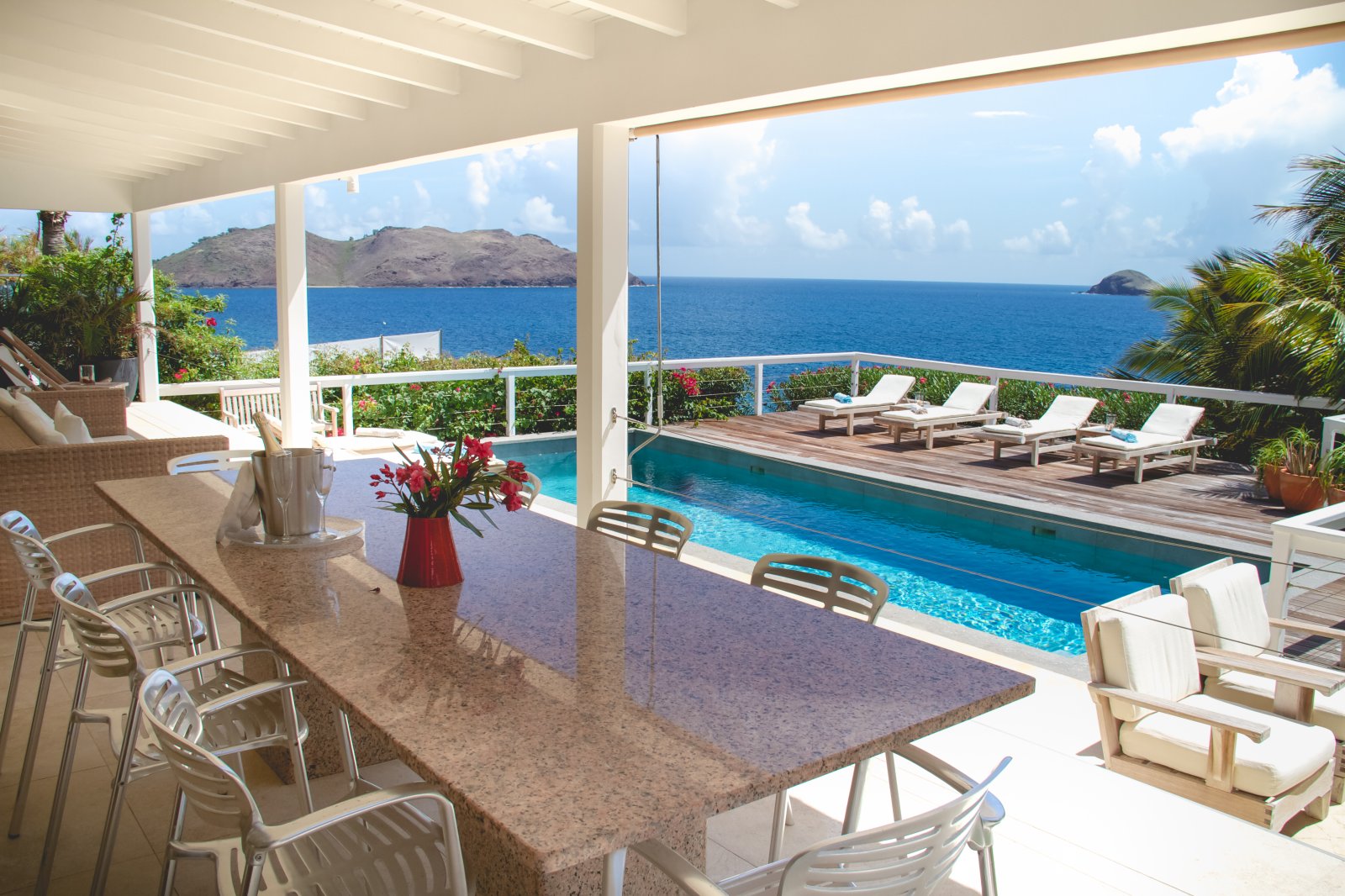 Villa Caribbean Blue | Anse des Cayes Vacation Rental | Exotic Estates