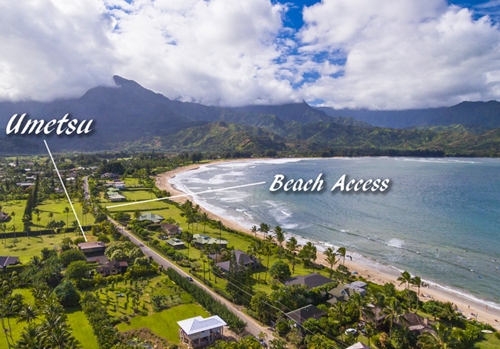 Umetsu Kauai Vacation Cottage Hanalei Vacation Rental Exotic Estates 3343