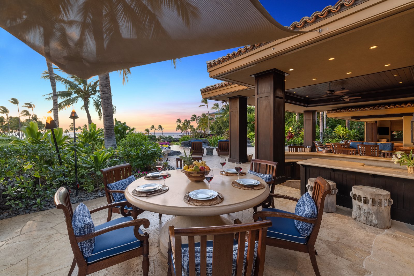 Pauoa Beach Oceanfront Villa Mauna Lani Vacation Rental Exotic Estates