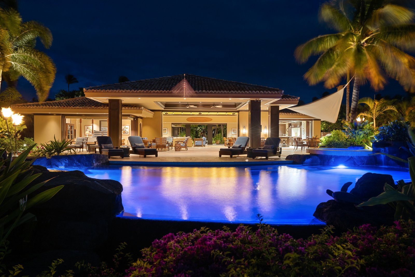 Pauoa Beach Oceanfront Villa Mauna Lani Vacation Rental Exotic Estates