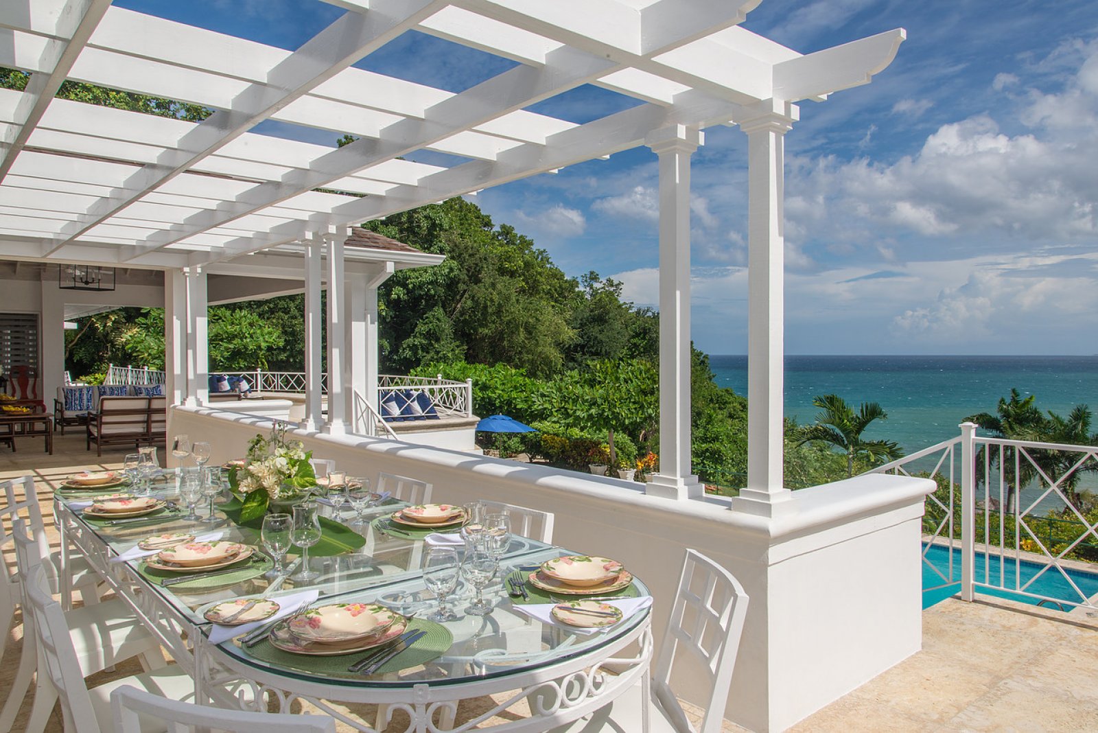 Montego Bay Villa Montego Bay Vacation Villa   Hillsidehouse Jamaica Outdooradditionaldining 