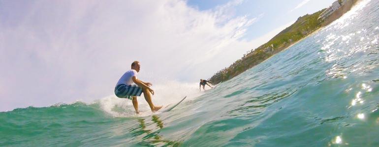 Surfing in Los Cabos